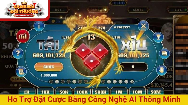 Hỗ trợ đặt cược online bằng công nghệ AI thông minh
