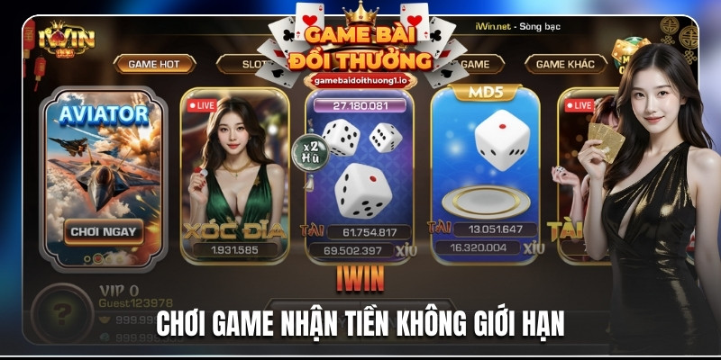 iWin chơi game nhận tiền không giới hạn